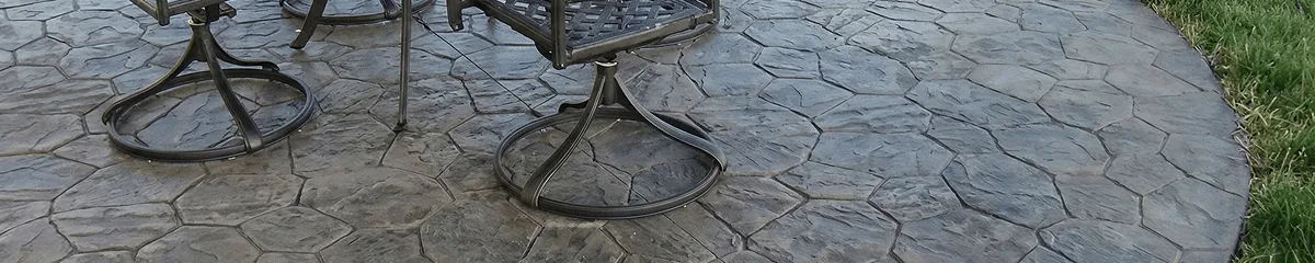 Garden relaxation area with professionally installed stone flooring in Birmingham AL